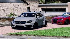 A45 Amg Modified Fresh Mercedes Benz A45 Amg Rocket Bunny Add On Replace Gta5 Mods Com-1199-1199