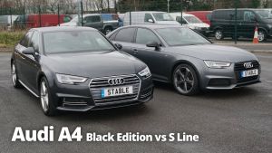 Audi A4 S Line Modified Lovely Audi A4 Saloon Black Edition Vs S Line Stable Lease Youtube-1251-1251