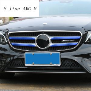 Mercedes C200 Modified Fresh Us 12 0 Car Styling for Mercedes Benz E Class W213 Front Middle Grill Grids Trim Bumper Sticker Cover Auto Head Modification Accessories In Car-1471-1471
