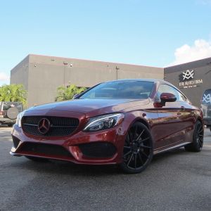 Modified Mercedes for Sale Awesome Mercedes Benz C300 Coupe Cardinal Red Metallic Dream Car-1523-1523