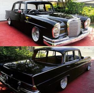Old Mercedes Modified Lovely Mercedes Fintail Vw Mercedes Benz Maybach Mercedes Benz-2061-2061